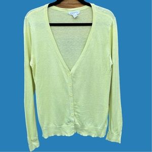 Sz L-yellow cardigan